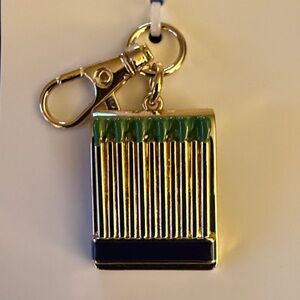 Matches Bag Charm Keychain  kate spade new york x Target Gold/Green/Black